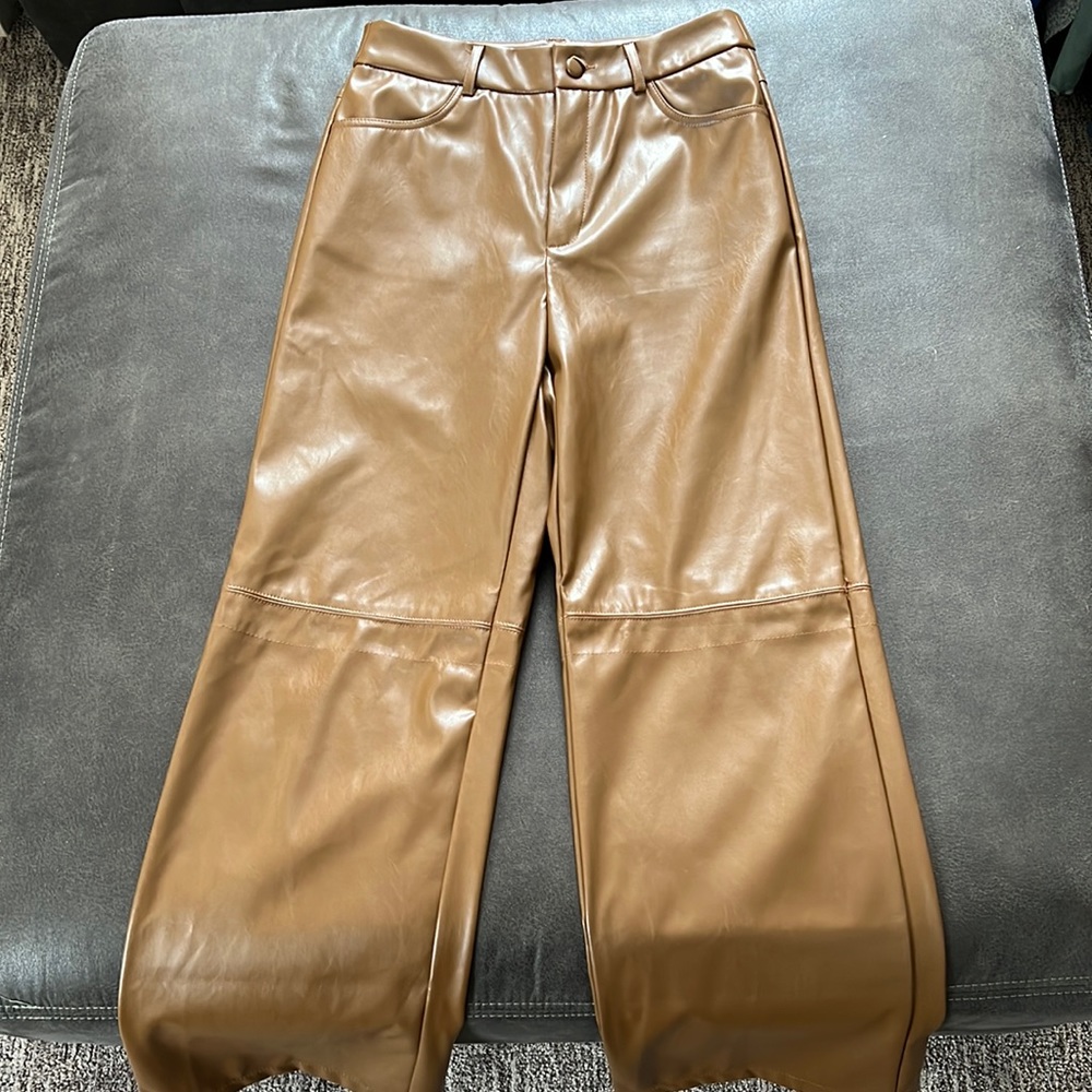 SHEIN PU Leather Pants